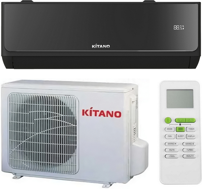 Кондиционер настенный Kitano KRD-Toha-07 (black matte) от интернет-магазина ClimateON