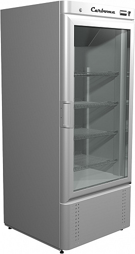 Шкаф холодильный Carboma R700С INOX (стекло)(П0000005324) от интернет-магазина Climateon